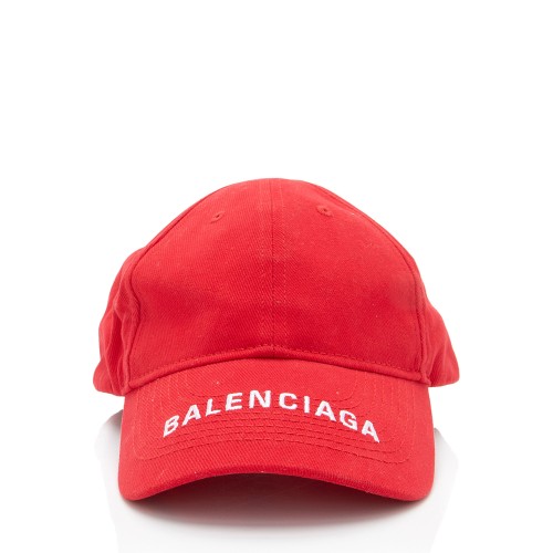 Balenciaga Cotton Logo Hat - Size L