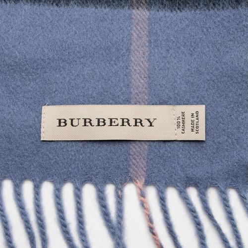 Burberry Cashmere Giant Check Scarf