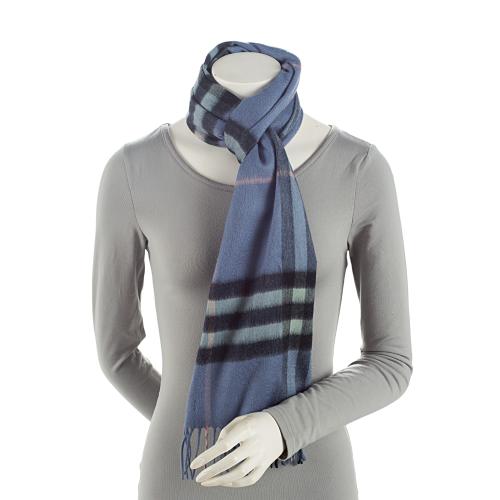 Burberry Cashmere Giant Check Scarf