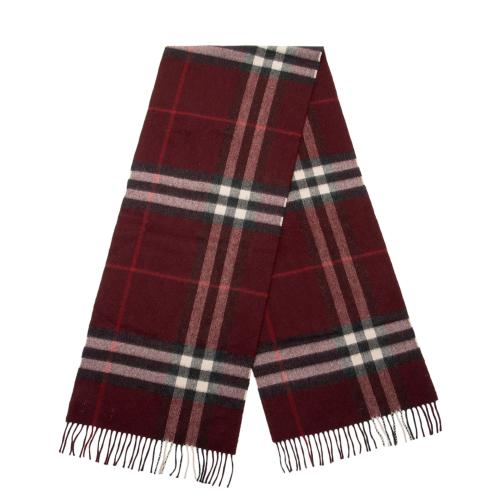 Burberry Cashmere Giant Check Scarf