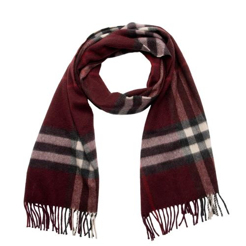 Burberry Cashmere Giant Check Scarf