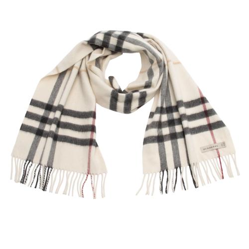 Burberry Cashmere Giant Check Scarf