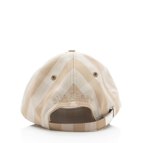 Burberry Check Baseball Hat