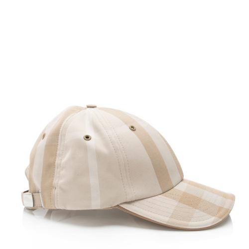 Burberry Check Baseball Hat