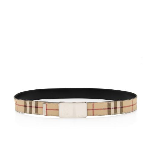 Burberry Nova Check Belt - Size 32 / 80