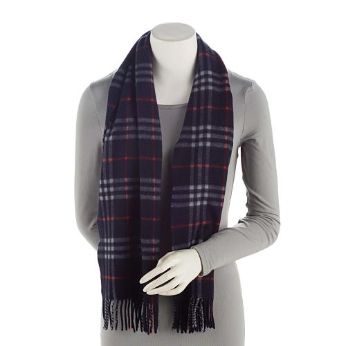 Burberry Vintage Cashmere Check Scarf