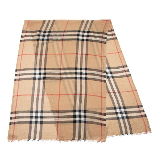 Burberry Wool Silk Nova Check Scarf