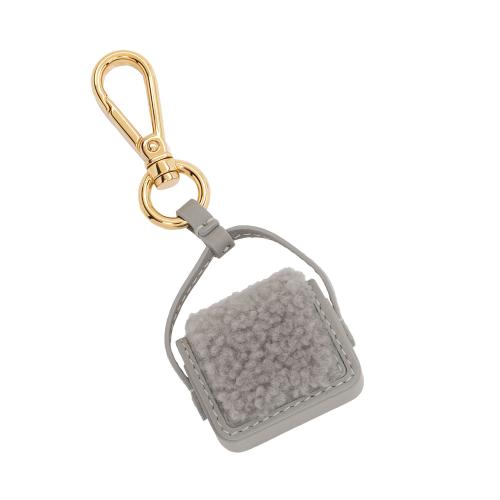 Fendi Shearling Pico Baguette Bag Charm