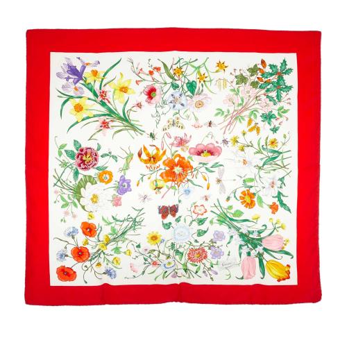 Gucci Flora Silk Scarf