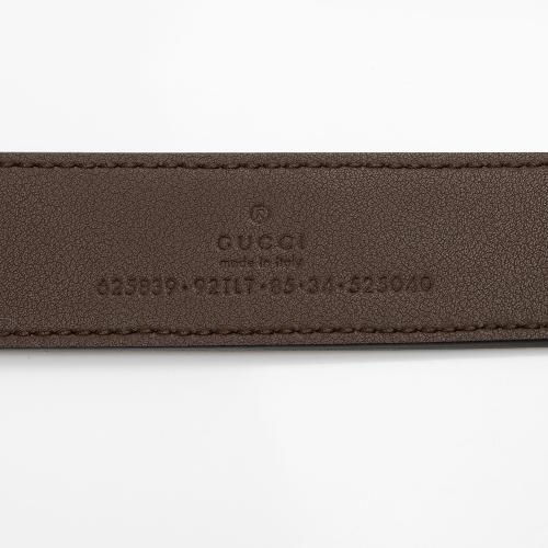 Gucci GG Supreme GG Marmont Thin Belt - Size 34 / 85