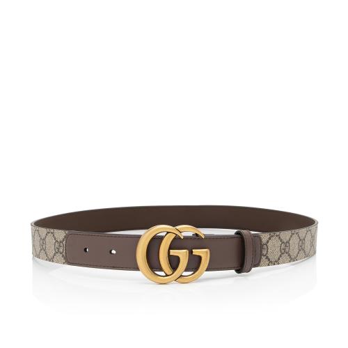 Gucci GG Supreme GG Marmont Thin Belt - Size 34 / 85