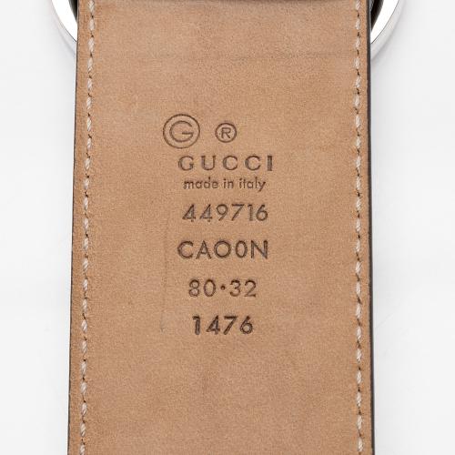 Gucci Leather Belt - Size 32 / 80