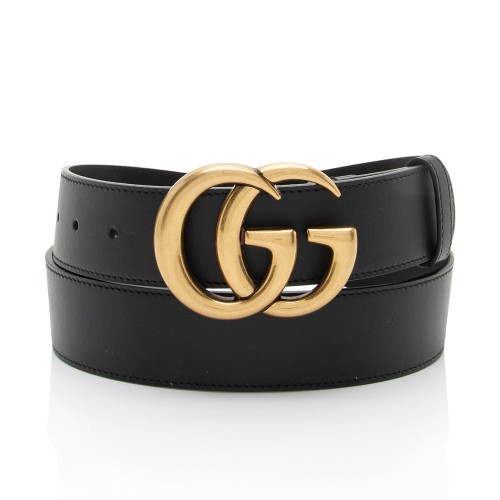 Gucci Leather GG Marmont Belt - Size 40 / 100