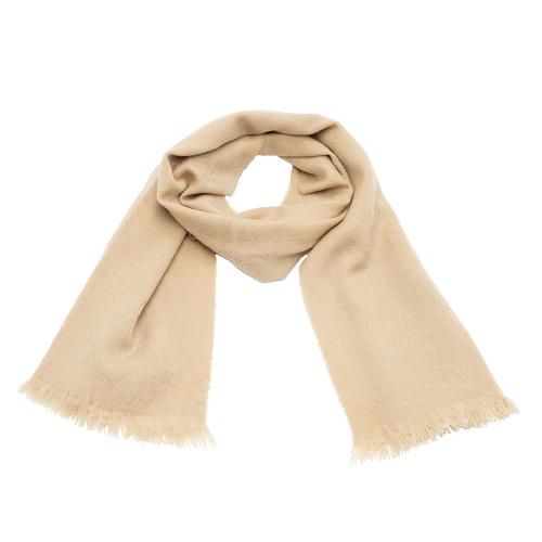 Gucci Wool Silk GG Jacquard Scarf