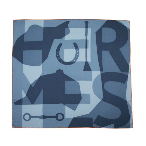 Hermes Cashmere Silk Her-mes 100cm Scarf