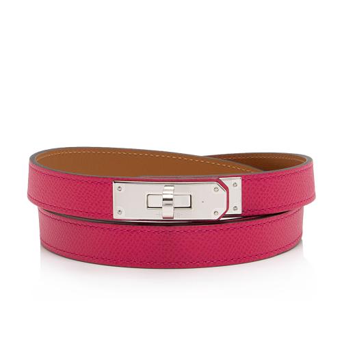 Hermes Epsom Leather Kelly 18 Belt 