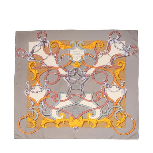 Hermes Silk Carre LInstruction du Roy 90cm Scarf