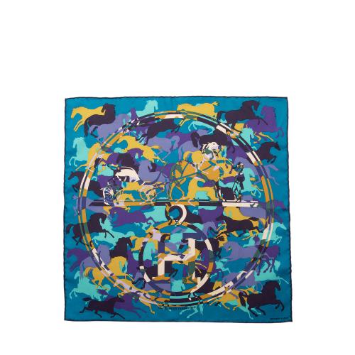 Hermes Silk Ex Libris 45cm Scarf