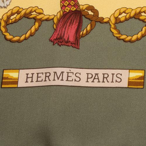 Hermes Silk Les Oiseaux Du Roy 90cm Scarf