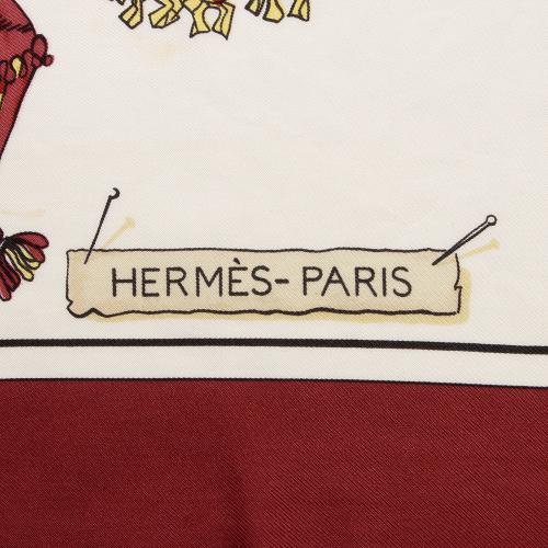 Hermes Silk Passementerie 90cm Scarf