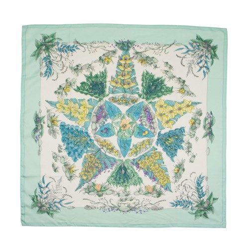 Hermes Silk Pythagore 90cm Scarf