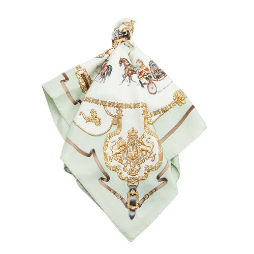 Hermes Silk The Royal Mews 90cm Scarf