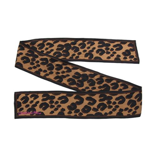 Louis Vuitton Leopard Print Bandeau Scarf