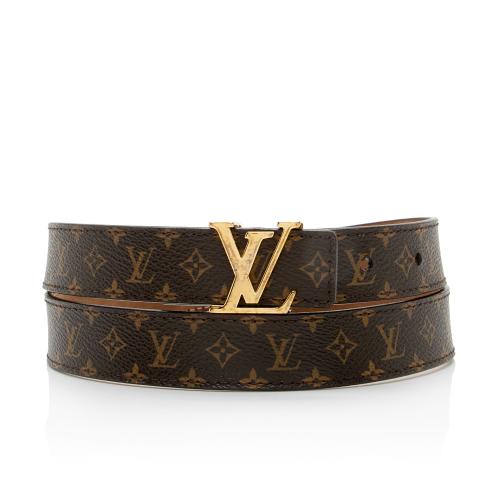 Louis Vuitton Monogram Canvas Initiales Belt - Size 32 / 80