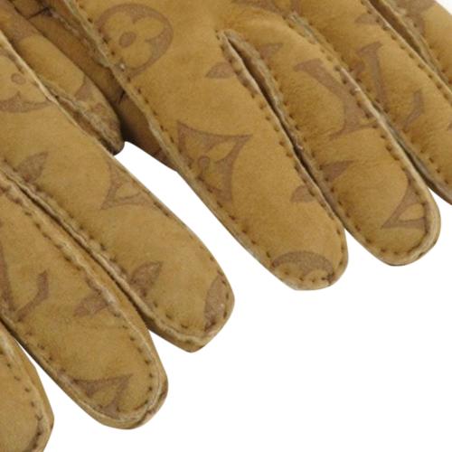 Louis Vuitton Monogram Shearling Gloves