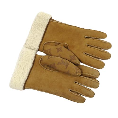 Louis Vuitton Monogram Shearling Gloves