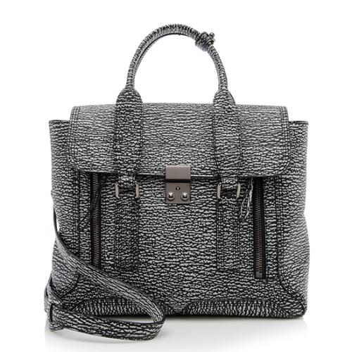 3.1 Phillip Lim Shark Embossed Leather Medium Pashli Satchel