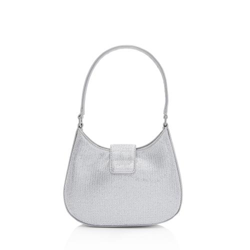 Alexander Wang Satin Crystal Embellished Legacy W Small Hobo