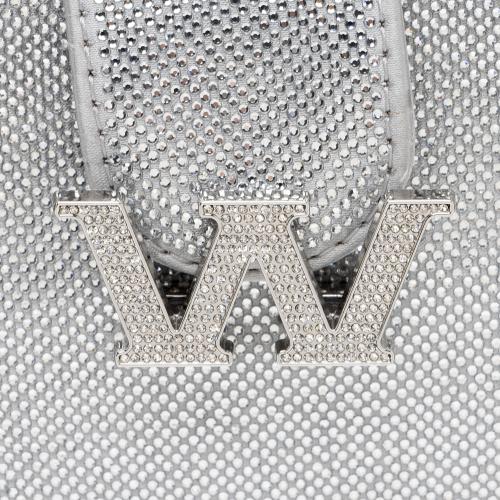 Alexander Wang Satin Crystal Embellished Legacy W Small Hobo