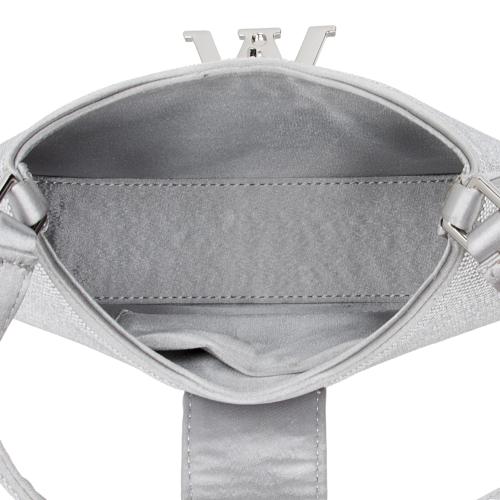 Alexander Wang Satin Crystal Embellished Legacy W Small Hobo