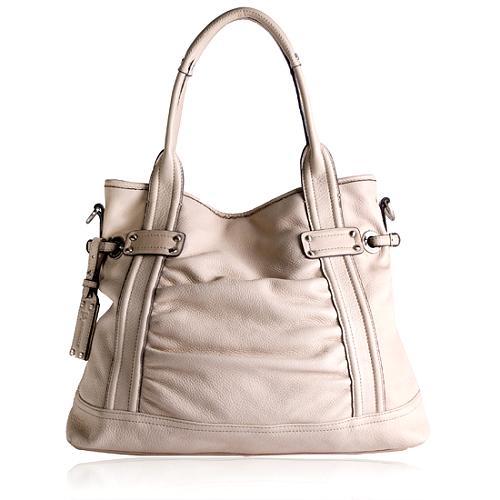 B. Makowsky Leather Convertible Tote