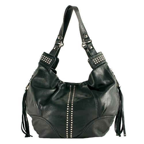 B purchases Makowsky Hobo black purse