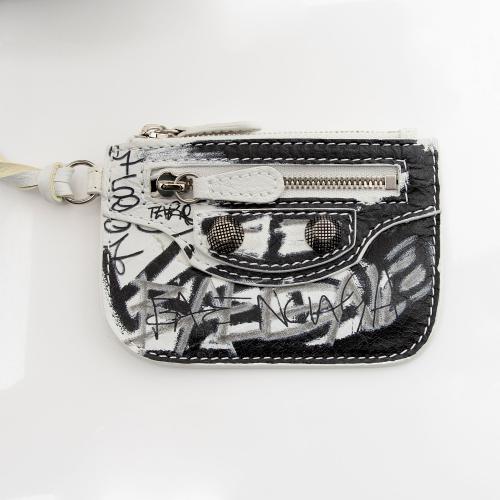 Balenciaga Agneau Graffiti Le Cagole Small Shoulder Bag