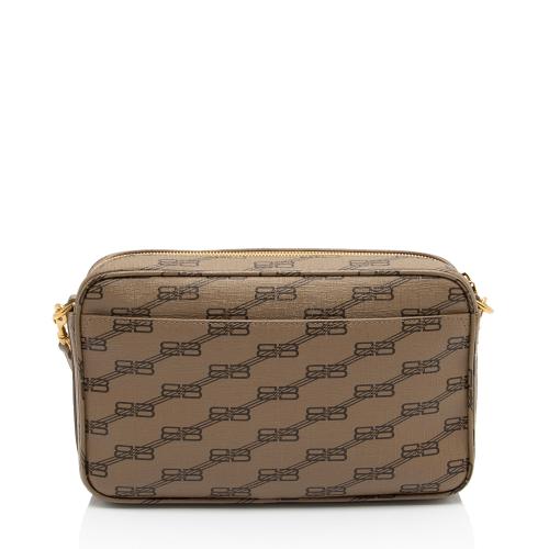 Balenciaga BB Monogram Canvas Medium Camera Bag