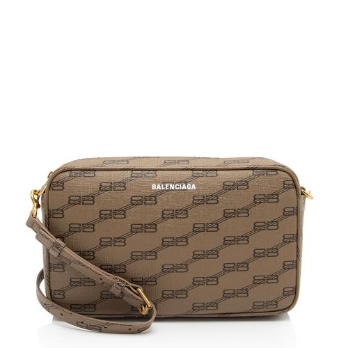 Balenciaga BB Monogram Canvas Medium Camera Bag