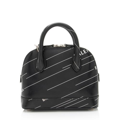 Balenciaga Calfskin Logo XXS Ville Top Handle