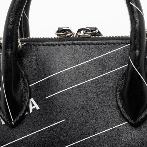 Balenciaga Calfskin Logo XXS Ville Top Handle