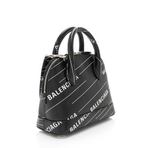 Balenciaga Calfskin Logo XXS Ville Top Handle