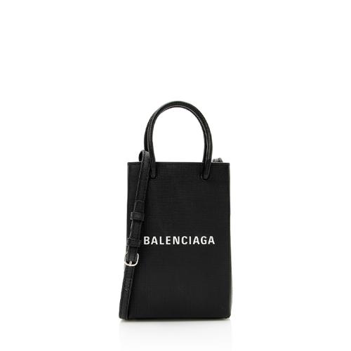 Balenciaga Calfskin Phone Holder Crossbody