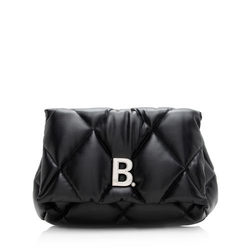 Balenciaga Calfskin Touch Puffy Clutch