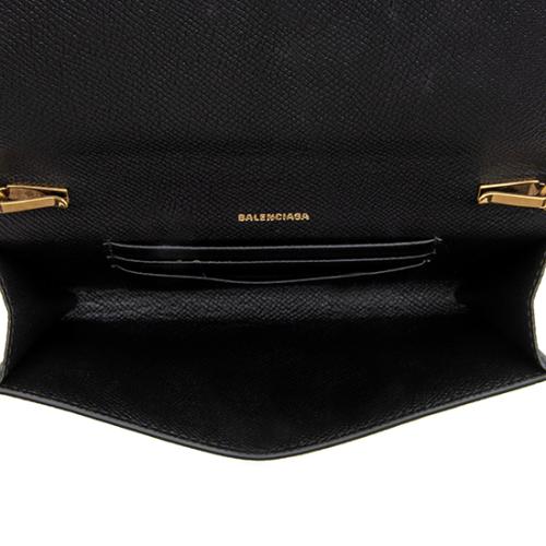 Balenciaga Calfskin Ville Phone Wallet on Chain Bag