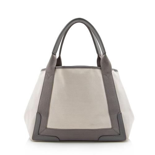 Balenciaga Canvas Logo Cabas Small Tote