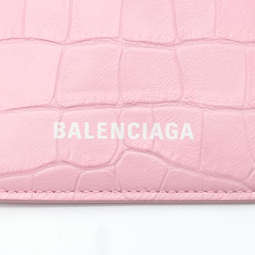 Balenciaga Croc Embossed Calfskin Tool 2.0 N/S XS Tote