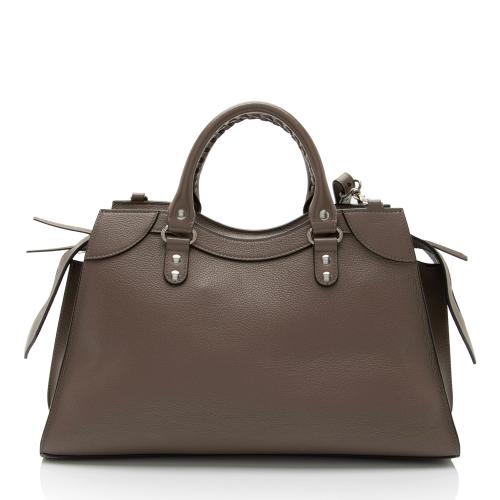 Balenciaga Grained Calfskin Neo Classic City Satchel