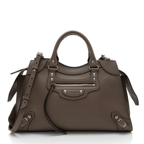 Balenciaga Grained Calfskin Neo Classic City Satchel