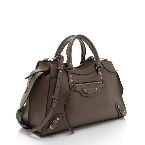 Balenciaga Grained Calfskin Neo Classic City Satchel